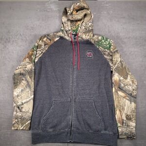 South Carolina Gamecocks Colosseum Y2K Camo‎ Full Zip Hoodie Jacket Large